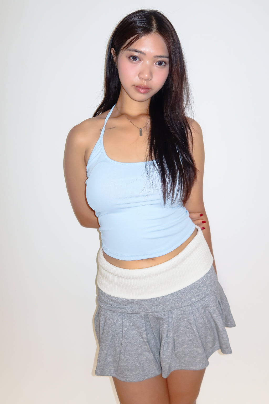 angel tide strap halter top