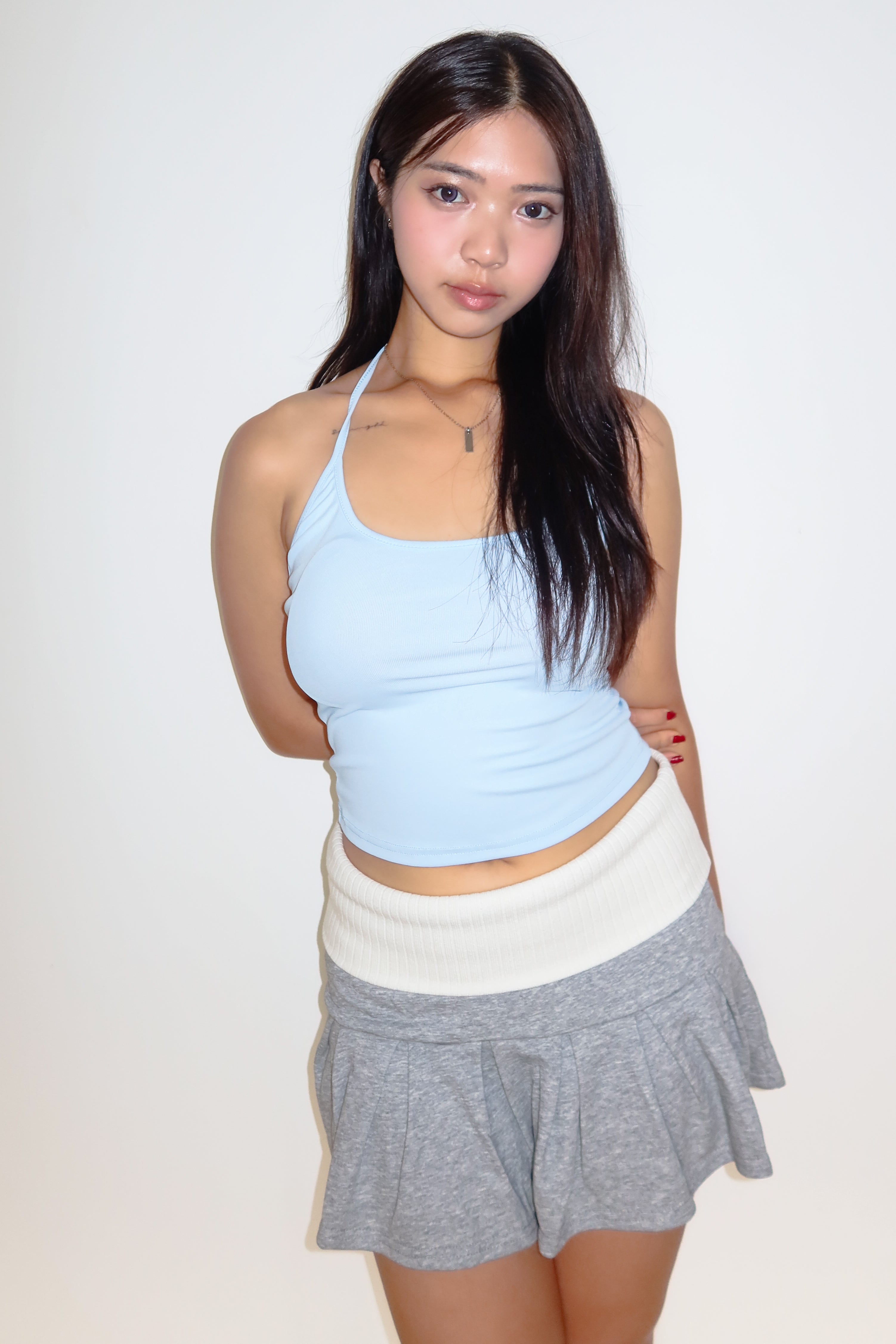 angel tide strap halter top