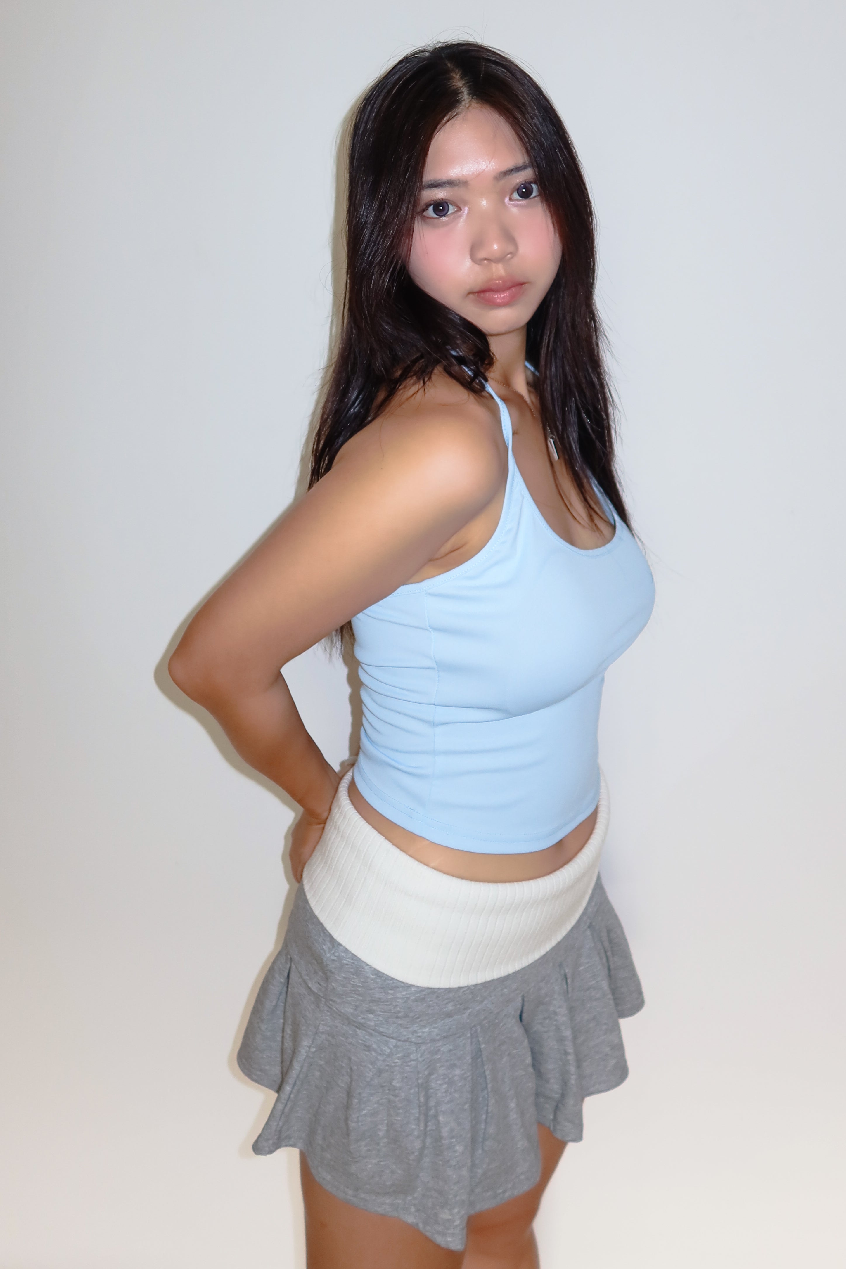 angel tide strap halter top